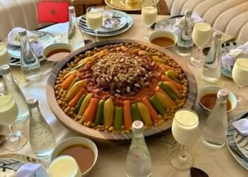 Menu couscous traiteur du luxe maroc agadir